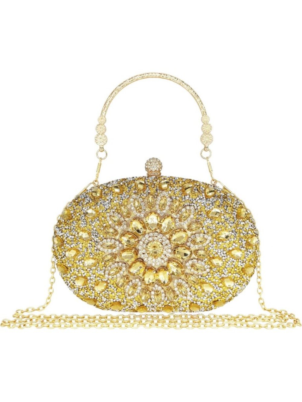 Sparkly Rhinestone Clutch Evening Bag for Women | Glamorous Handbag Purse